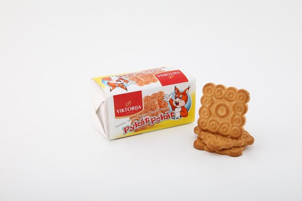 „Pykšt pokšt“ sugar biscuits with wheaten bran