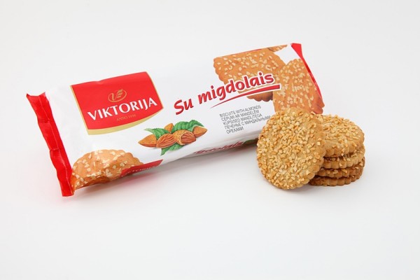 «Viktorija» печенье с миндальными орехами